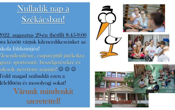 nulladik nap Összerázó csendesnap a kilencedikeseknek