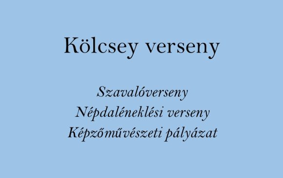 Kölcsey verseny 2025