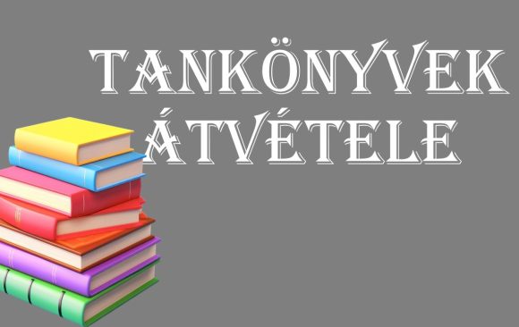Tankönyvek átvétele a 2025/2026. tanévre