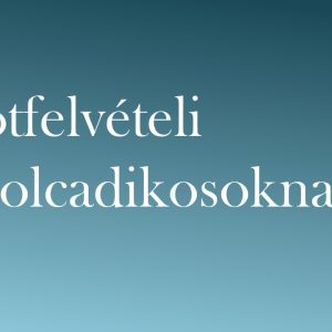 Rendkívüli felvételi eljárás meghirdetése